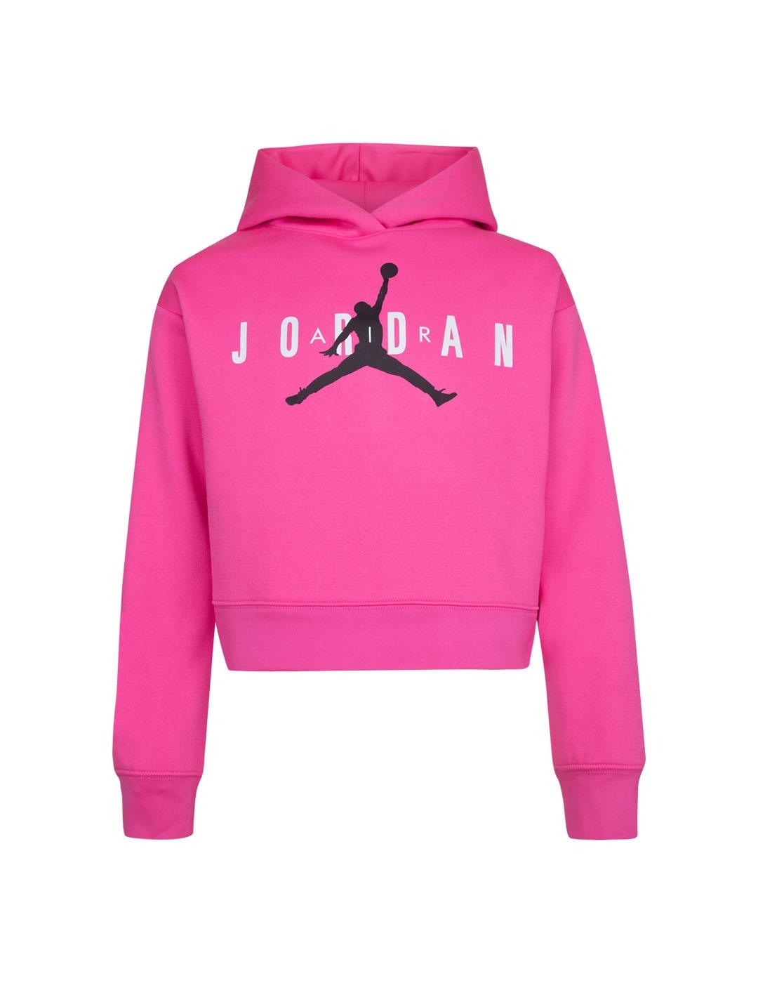 Sudadera Niña Nike Jumpman Jordan Rosa