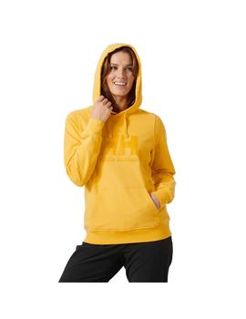 Sudadera Mujer HH Logo Hoodie Mostaza