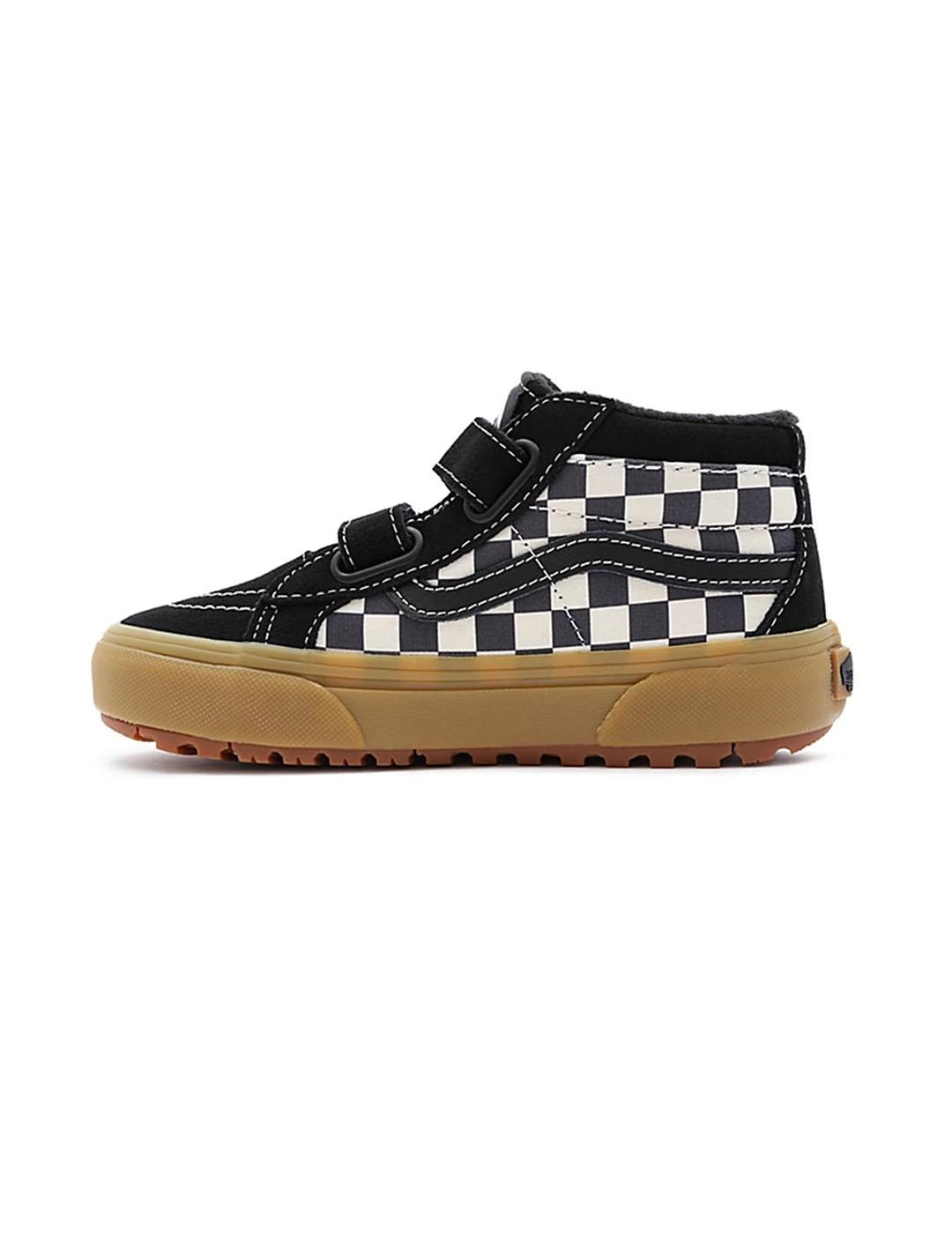 Vans negras de 2025 cuadros