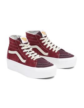 Zapatilla Mujer Vans Sk8-HI Tapered Stackfo Granat