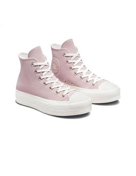 Zapatilla Mujer Converse Cts Lift Hi Serraje Malva