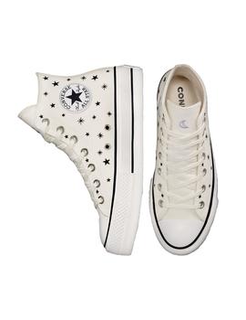 Zapatilla Mujer Converse Ctas Lift Hi Estrellas