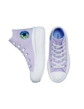 Zapatilla NIña Converse Move Hi Lila