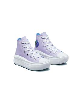 Zapatilla NIña Converse Move Hi Lila