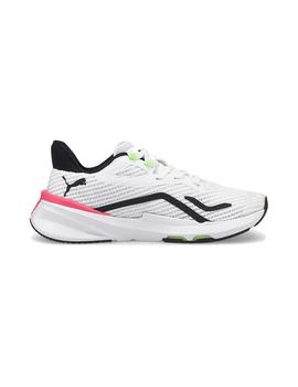 Zapatilla Mujer Puma PwrFrame Blanca Negra