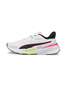 Zapatilla Mujer Puma PwrFrame Blanca Negra