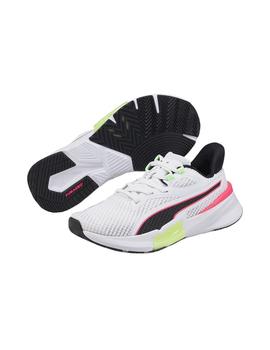 Zapatilla Mujer Puma PwrFrame Blanca Negra