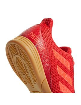 Zapatilla Sala adidas Predator 19,4 Niño Roja