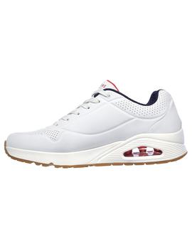 Zapatilla Hombre Skechers Uno Blanco/Marino