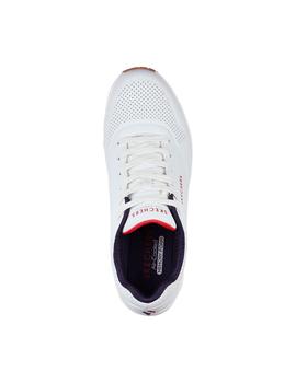 Zapatilla Hombre Skechers Uno Blanco/Marino