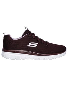 Zapatilla Mujer Skechers Graceful Granate