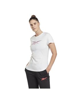 Camiseta Mujer Reebok Vector Graphic Blanco