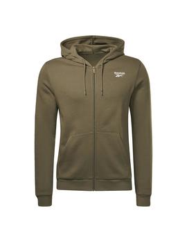 Sudadera Hombre Reebok Left Chest Logo Verde