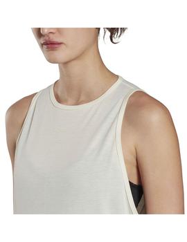 Camiseta Mujer Reebok Yoga Beige