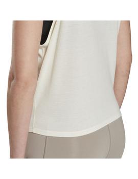 Camiseta Mujer Reebok Yoga Beige