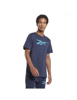 Camiseta Hombre Reebok Logo Tee Marino