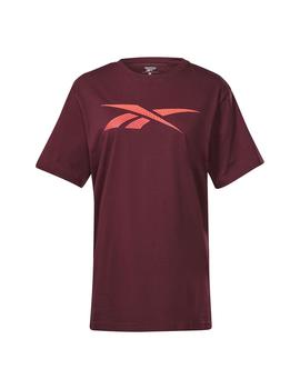 Camiseta Hombre Reebok Logo Tee Granate