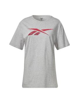 Camiseta Hombre Reebok Logo Tee Gris