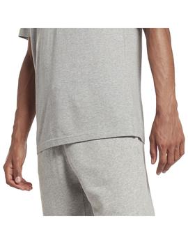 Camiseta Hombre Reebok Logo Tee Gris