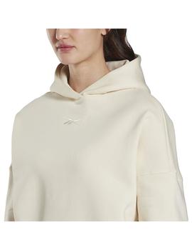 Sudadera Mujer Reebok Lux Hoodie Beige