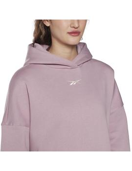 Sudadera Mujer Reebok Lux Hoodie Rosa