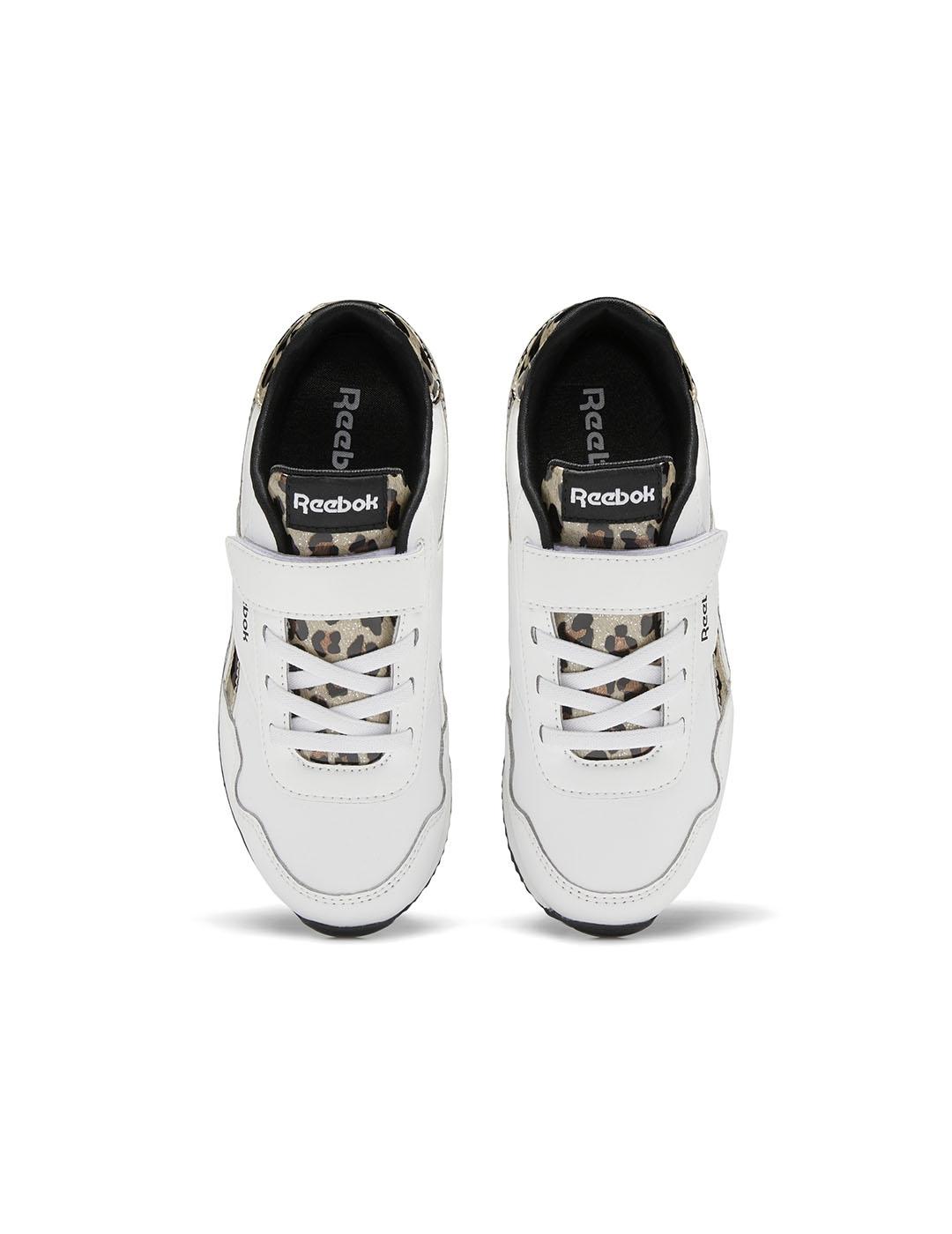 Zapatilla Nina Reebok Royal Blanco Leopardo