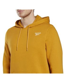 Sudadera HOmbre Reebok Idenity Fleece Mostaza