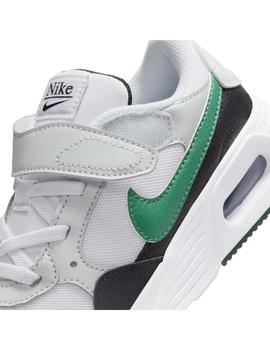 Zapatilla Niño Nike Air Max SC Blanca Verde