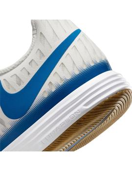 Bota Sala Unisex Nike Lunargato Blanca Azul