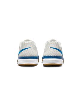 Bota Sala Unisex Nike Lunargato Blanca Azul