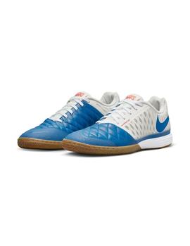 Bota Sala Unisex Nike Lunargato Blanca Azul