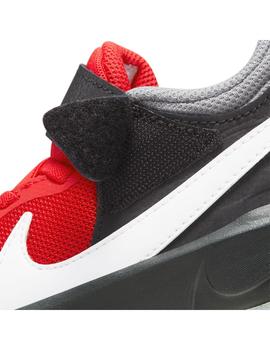 Zapatilla Niñ@ Nike Team Hustled Rojo Negro