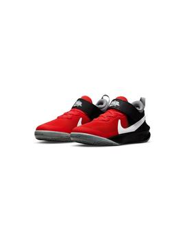 Zapatilla Niñ@ Nike Team Hustled Rojo Negro