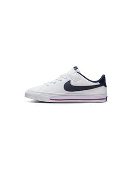 Zapatilla Niñ@ Nike Court Legacy Blanca Marino