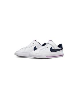 Zapatilla Niñ@ Nike Court Legacy Blanca Marino