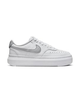 Zapatilla Mujer Nike Court Vision Pla. Blanca Plat