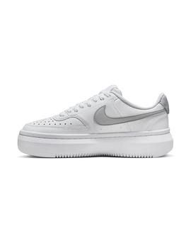 Zapatilla Mujer Nike Court Vision Pla. Blanca Plat