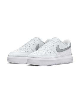 Zapatilla Mujer Nike Court Vision Pla. Blanca Plat