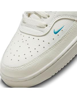 Zapatilla Hombre Nike Court Vision Mid Blanca Azul