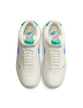 Zapatilla Hombre Nike Court Vision Mid Blanca Azul