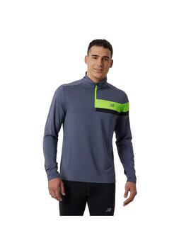 Sudadera Hombre New Balance Accelerate Gris