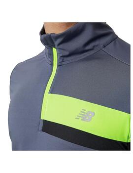 Sudadera Hombre New Balance Accelerate Gris