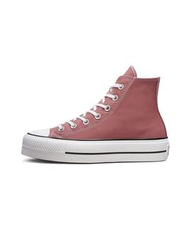 Zapatilla Mujer Converse Botín Platform Granate