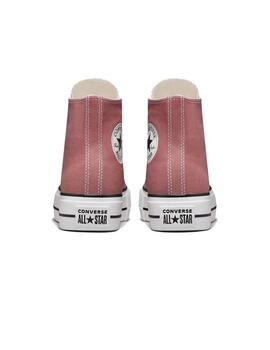 Zapatilla Mujer Converse Botín Platform Granate