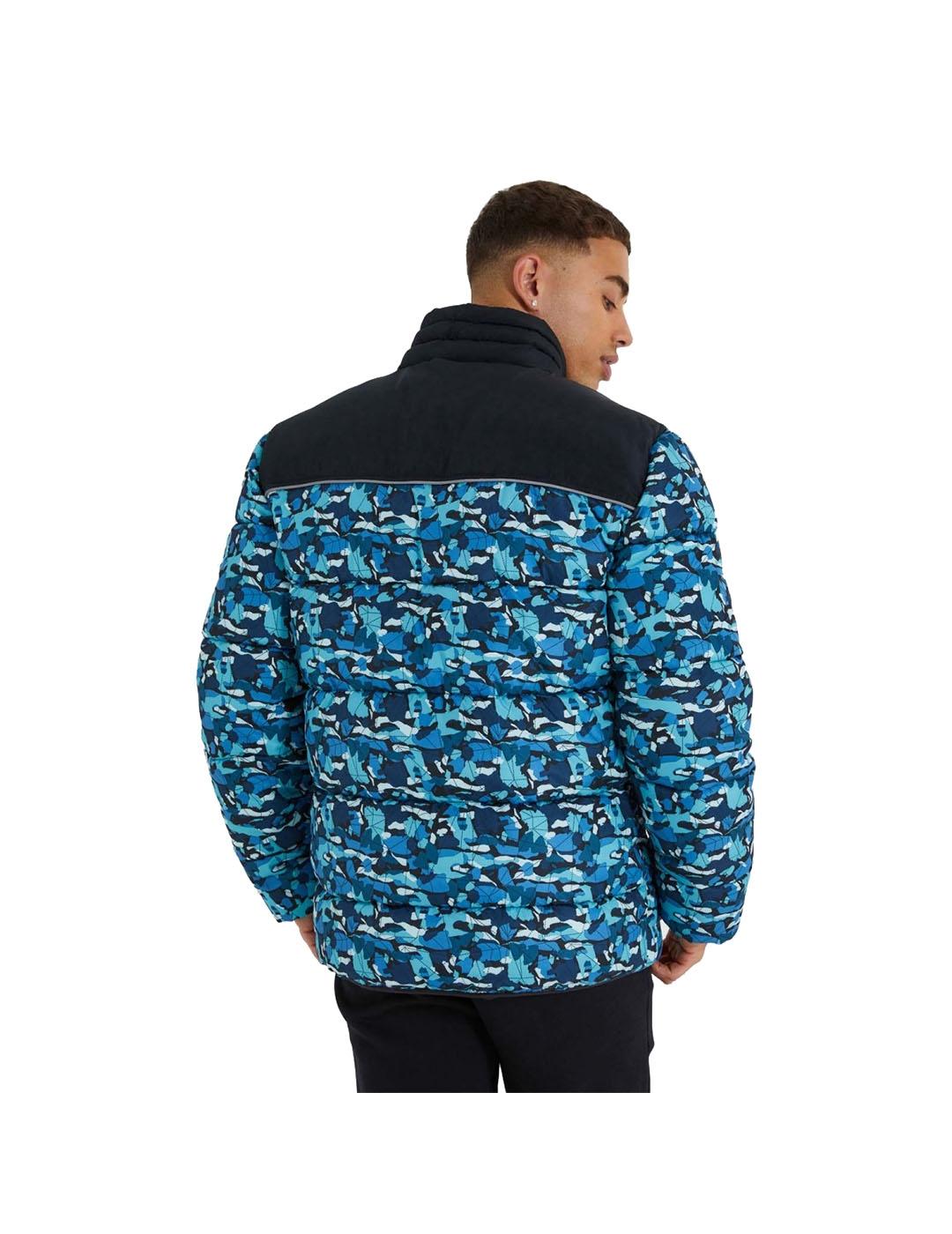 Cazadora Hombre Ellesse Lecta Negro Estampado