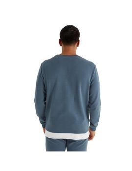 Sudadera Hombre Ellesse Mount Azul Blanco