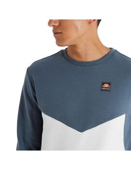 Sudadera Hombre Ellesse Mount Azul Blanco