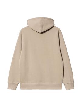 Sudadera Hombre Carhartt WIP Script Embroidery Tostado