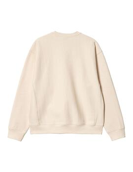 Sudadera Hombre Carhartt WIP American Script Beige