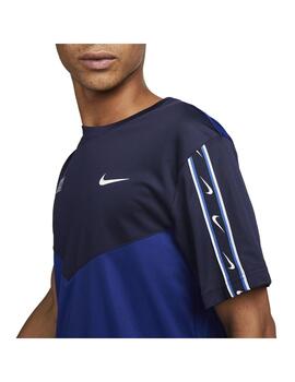 Camiseta Hombre Nike Nsw Repeat azul Negro